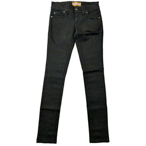John Galliano Black Denim Low-Rise Skinny Jeans Sz 26 NWT